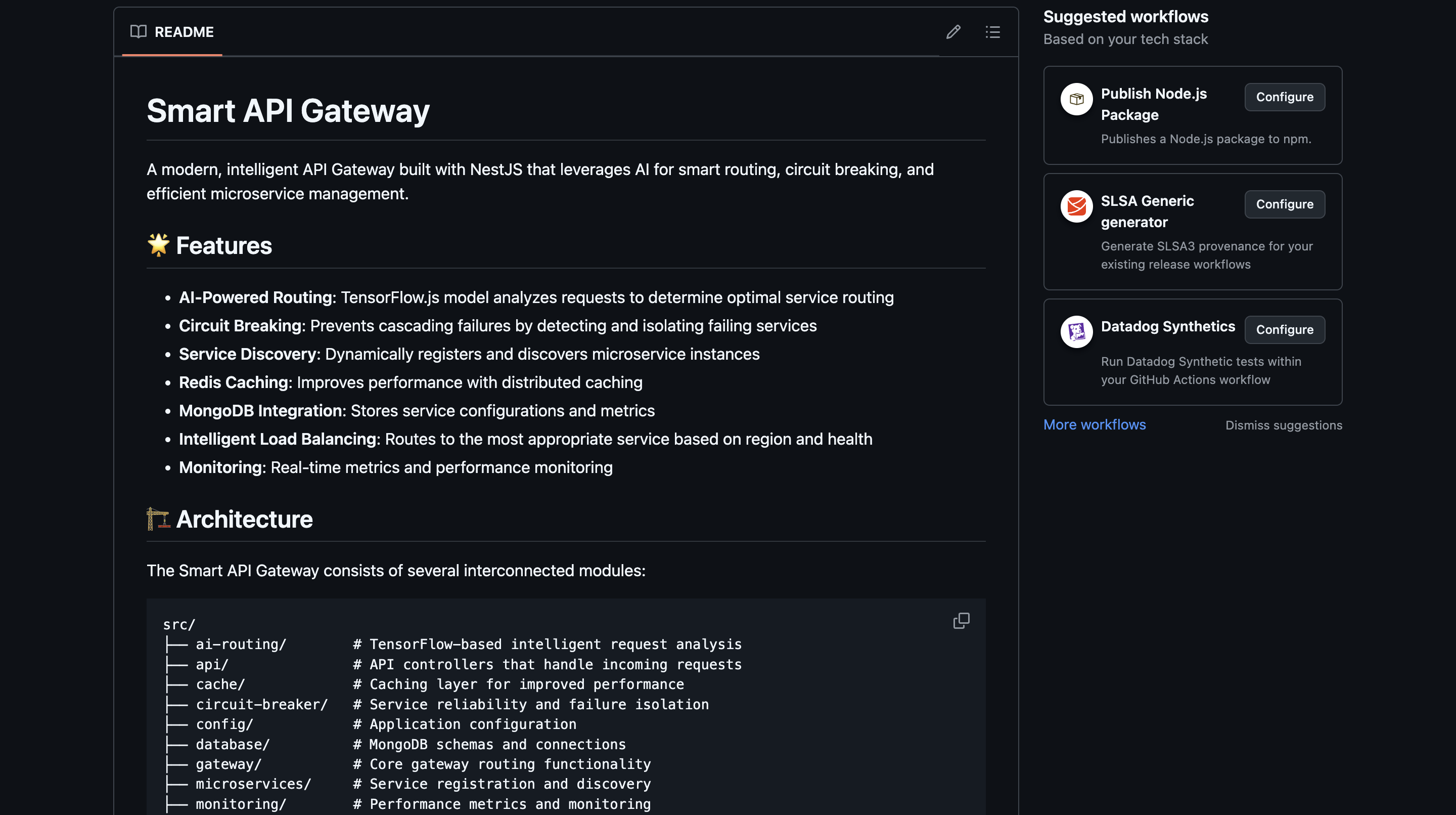 Smart API Gateway